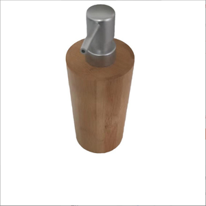 Four-Piece <strong>Bamboo</strong> Bathroom <strong>Set</strong> Shampoo and Body <strong>Wash</strong> Containers Suite - Product Image 1