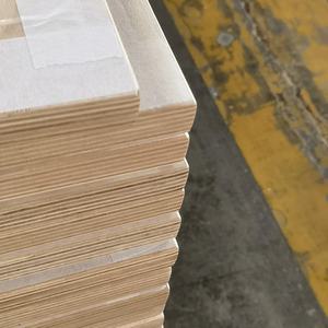 Pino Corte Báltico. Faced Factory Direct Sale Custom Shape DIY Hojas de madera contrachapada de álamo de tilo para corte por láser y tienda de madera - Product Image 2