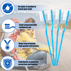 Spazzolino da denti monouso con setole morbide pettine per spazzolino da denti - Product Image 1