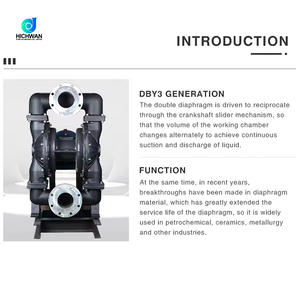 مضخة غشائية زيتية من شركة صناعة سبائك الألومنيوم من hichuan بمحرك كهربائي بجهد 24 كيلو وات - Product Image 4