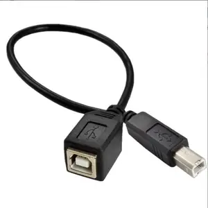 professional manufacturer new high-end listing angled usb b female printer scanner data extension cable