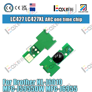 Cartouche LC421XL/LC422XL avec puce à usage unique pour <span class=keywords><strong>Brother</strong></span> DCP-J1050DW/J1140DW MFC-J1010DW MFC-J5340DW/J5345DW/J5740DW/<span class=keywords><strong>J6540DW</strong></span> - Product Image 1