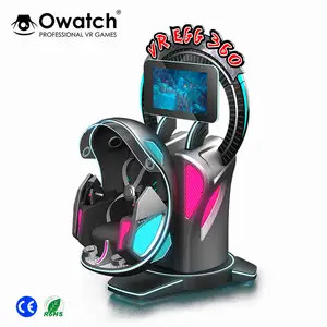 Thú vị 720 độ chuyến bay mô phỏng buồng lái 360 vr ghế trứng video chơi game 9D VR 360 độ xoay roller coaster Simulator