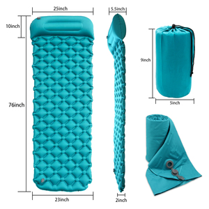 Mochila ligera <span class=keywords><strong>para</strong></span> exteriores Baiyuheng, almohadilla <span class=keywords><strong>para</strong></span> <span class=keywords><strong>dormir</strong></span>, alfombrilla de aire inflable autoinflable <span class=keywords><strong>para</strong></span> acampar ultraligera con almohada - Product Image 4