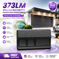 Télécommande universelle de remplacement pour ouvre-porte de garage 373LM 315 MHz avec bouton d'apprentissage violet