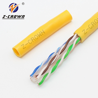 Câble Ethernet Cat6 blindé à 6 canaux en PVC, rempli de gel, pour extérieur