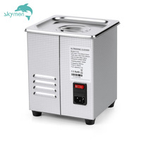 Nettoyeur à ultrasons Skymen ODM 2L pour outils à ongles, commande en gros, petit nettoyeur à ultrasons numérique pour bijoux, injecteurs métalliques à tête imprimée