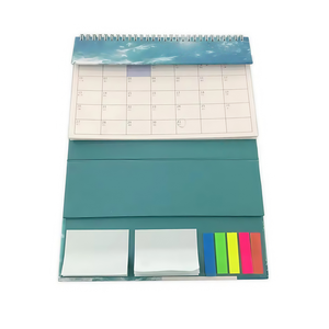 Promotion 2025 Season Decoration Custom Printing Year Calendar for Office&home Desktop with Sticky Note