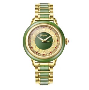 Montres mécaniques automatiques Zodiac avec cadran en diamant, luxe, jadéite, résistantes à l'eau 30m, élégantes, livraison directe - Product Image 2