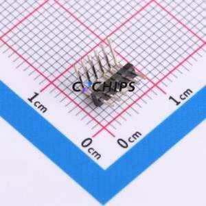 HX PZ1.27-1x6P WZ-P Pin Header Bent Lead Through Hole,P=1.27mm Connector 1x6P 1.27mm Pin Header Right Angle Insert - Product Image 1