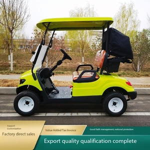 Nouveau chariot de golf électrique à quatre roues zone scénique usine de tourisme hôtel touristique - Product Image 4