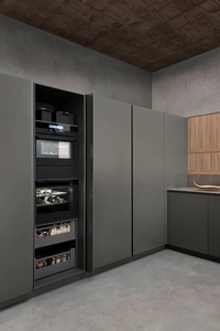 Cocina clásica de madera y vidrio con península Gabinetes de cocina posventa prácticos y funcionales sin preocupaciones - Product Image 6