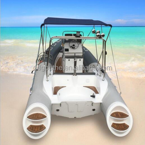 Bateau pneumatique rigide en fibre de verre Goboat RIB580B de 15 ans, capacité de 8 personnes, certifié CE, 5 compartiments, moteur 90 CV, directement de l'usine - Product Image 3