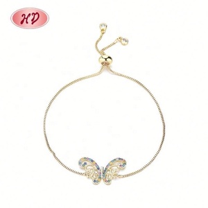 Pulseras de Moda al por Mayor con Circonita Cúbica, Bañadas en Oro de 18K, con Colgante de Serpiente, para Hombre y Mujer - Product Image 4