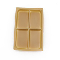Plateau d'emballage en plastique, PP PET, mm, 4 diviseur, 0,8mm, pliable, blister, récipient en or