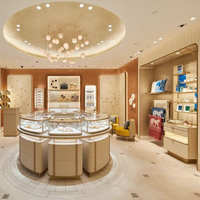 Présentoirs de bijoux personnalisés pour centres commerciaux modernes Présentoir de montres de luxe Design