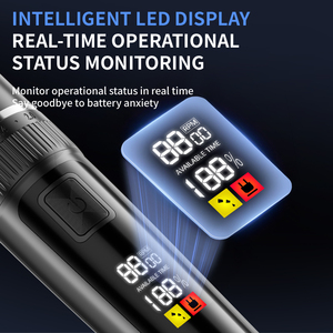 Özel Profesyonel Çelik Makas Seti, Taraklı Elektrikli Dijital Köpek Tüy Kesme Makinesi, Pil Şarjlı Evcil Hayvan Bakım Araçları Seti - Product Image 5