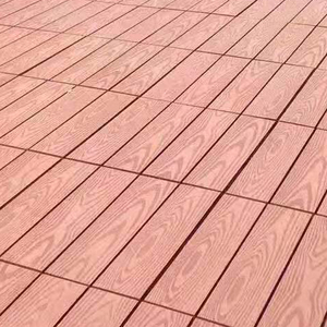 Panneau WPC de style moderne Carreaux composites <span class=keywords><strong>en</strong></span> <span class=keywords><strong>bois</strong></span> et plastique à emboîtement pour jardin piscine balcon passerelle toit-pour une utilisation <span class=keywords><strong>en</strong></span> extérieur - Product Image 1