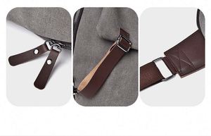 Muestra Gratuita de Bolsos de Cintura Elegantes de Lona Unisex, Riñonera Impermeable, Personalizada y a la Moda - Product Image 5