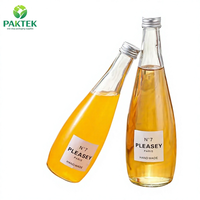 Bouteilles en verre vides de qualité alimentaire pour jus, soda et eau, avec logo personnalisé, vente en gros d'usine