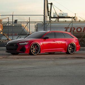 Jantes forgées de 17, 18, 19, 20, 21, 22, 24, 26 pouces pour Audi RS3, R8, RS7, RS6, S6, RSQ8, Q3, SQ5, e-tron, TT, Q8, S5, A5, RS4, RSQ3, B7, B9, S7 HF-5 - Product Image 5