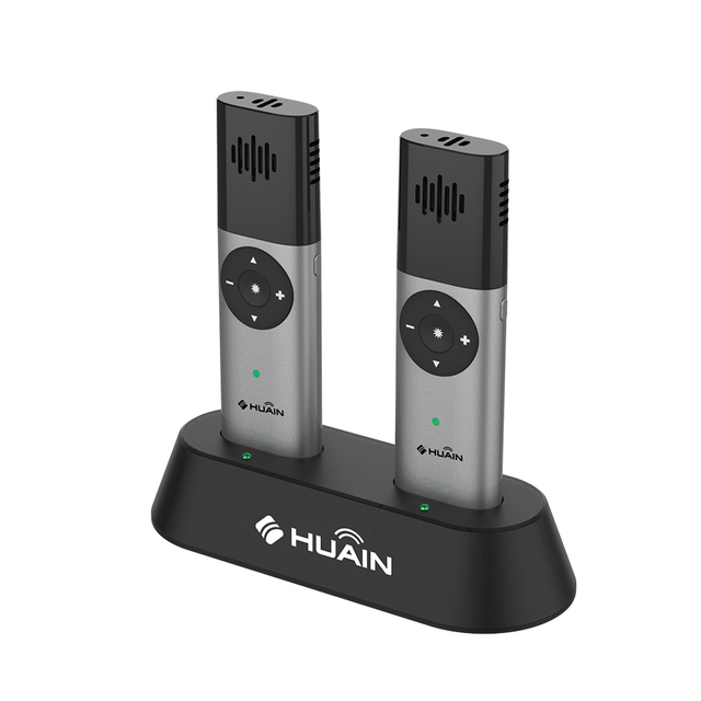 Wireless Infrared Teaching Microphone Automatic Frequency Matching Noise Cancelling 20Hz-20KHz Audio Digital Conference