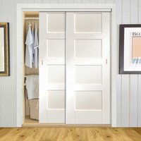 Rail de porte de placard pour meubles, double simple, fermeture douce, 8 roulettes, poulie de porte coulissante, amortisseurs