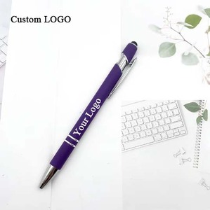 ปากกาลูกลื่นโลโก้ OEM - สัมผัสนุ่มและเคลือบพลาสติกสำหรับงานโปรโมชั่น - Product Image 2