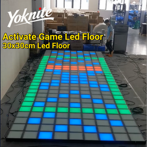 Hot Activate <span class=keywords><strong>Game</strong></span> : Jeu interactif de danse au sol avec lumières LED pour salle de jeux, thème '<span class=keywords><strong>Le</strong></span> sol est du lave', pour team building et <span class=keywords><strong>escape</strong></span>, en version Super Mega Grid Arena - Product Image 5