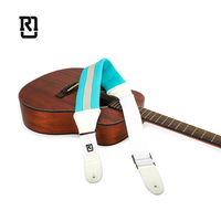 RealMission – sangle de guitare personnalisée, vente en gros, épaississement réglable, accessoires de guitare électrique Folk basse