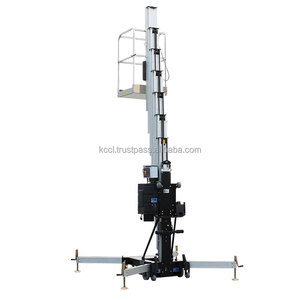 KCCL <b>Light</b> Weight Aerial Standard Base Work Platforms Aluminum Alloy <b>Push</b> Around Lift Table - Product Image 5