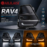 Kit de feux de jour à LED pour Toyota Wildlander RAV4 2026, avec enjoliveur de phare antibrouillard avant et clignotant ambre séquentiel, mise à niveau DRL