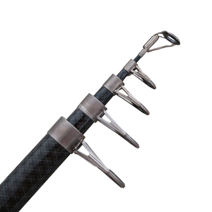 <span class=keywords><strong>Canne</strong></span> à filer télescopique en carbone d'usine en Chine 2.7m/2.8m/3.6m forte poignée en EVA poisson-chat truite pêche en eau douce action moyenne - Product Image 3
