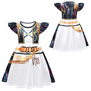 Personnage de film d'Anime Rumi Demon Hunter <span class=keywords><strong>Zoe</strong></span> habillé en Mira Cute Cartoon Cos Flying Sleeve Dress Halloween Party Cosplay - Product Image 6