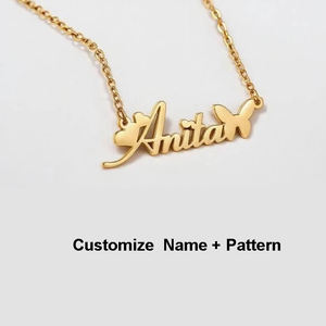 Collana Unisex Speciale e Unica con Nome Personalizzabile, Placcata in Oro 18K, Gioiello di Moda in Acciaio Inossidabile - Product Image 3