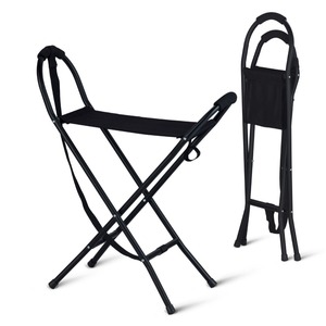 Venta directa de fábrica, comercio electrónico transfronterizo, bastón de cuatro patas de aleación de aluminio ligero Haobu para personas mayores, plegable - Product Image 2