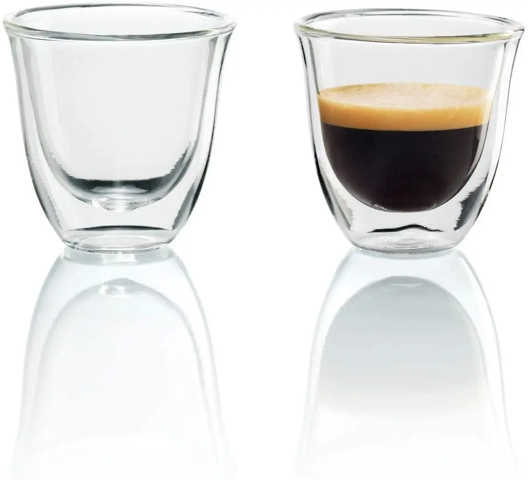 Tasses à espresso en verre isolées à double paroi personnalisées en ligne Tasses à café