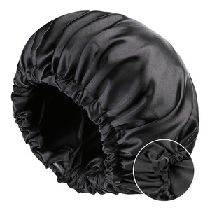 Vente chaude <span class=keywords><strong>Bonnet</strong></span> de nuit en satin double couche <span class=keywords><strong>pour</strong></span> <span class=keywords><strong>homme</strong></span> Réversible Bouton réglable Élastique <span class=keywords><strong>Bonnet</strong></span> rond Vente directe d'usine - Product Image 4