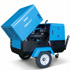 Compresseur à vis à gaz portable de qualité supérieure pour l'exploitation minière - Product Image 3