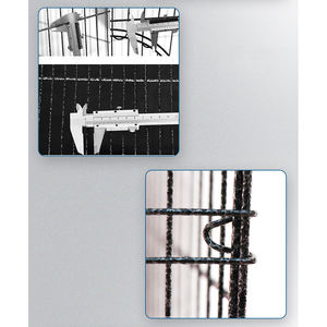 Custom Drie Lagen Grote Huisdier Villa Kat Kooi Zwart Zilver Metalen Kat Huis Opvouwbare Kat Kooi 3 Maten - Product Image 5