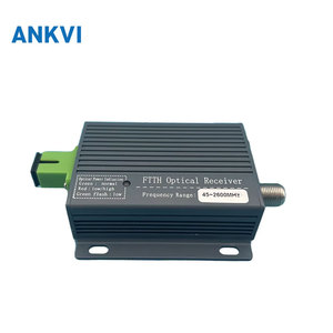 ตัวรับสัญญาณแสง OR26SW WDM 47-2600MHz สำหรับ CATV DVB-C DVB-S AGC เอาต์พุตคงที่ >70dBμV +2~-18dBm อินพุต 5V SC APC - Product Image 1
