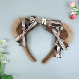 عصابة رأس على شكل دب على شكل حيوانات لطيفة عصابة رأس للفتيات على شكل دب لوليتا - Product Image 3