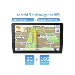 Fabrik Neueste 9 Zoll eingebaute GPS Praktische profession elle LCD-Bildschirm Auto DVD