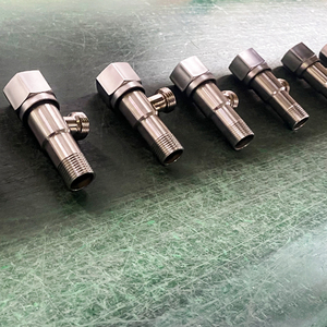 Chrome mạ SS sắt góc van phụ kiện phòng tắm MS nước lạnh không gỉ dừng van - Product Image 2