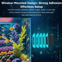 Caméra WiFi pour animaux de compagnie, aquarium, terrarium, 2K HD CMOS 3MP, audio bidirectionnel, installation facile et rapide, enregistrement 24h/24 et 7j/7, vision nocturne, mini caméra