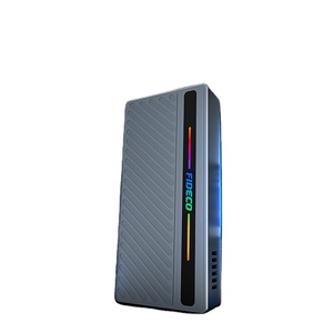 กล่องใส่ SSD <span class=keywords><strong>M</strong></span>.2 NVMe แบบ FIDECO Tool Free Usb 4 Thunderbolt 40Gbps RGB พร้อมพัดลมระบายความร้อน - Product Image 1