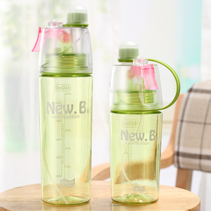 600ML Eco-Friendly <strong>Spray</strong> Sport Plastic <strong>Drinking</strong> Water <strong>Bottle</strong> for Children Customized Logo Outdoor Hiking Camping Travel OEM Logo - Product Image 1