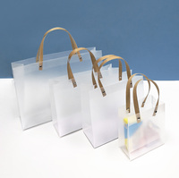 Sac fourre-tout transparent transparent personnalisé faveurs de mariage cadeaux d'anniversaire bébé douche invités Ins Design Logo imprimé fournitures de fête