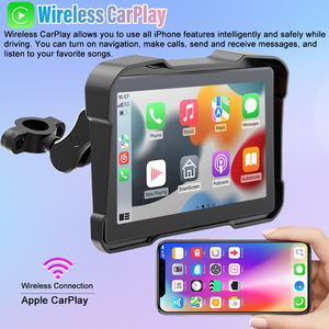 5 "IPS màn hình cảm ứng không thấm nước xe máy di động không dây Carplay & Android Màn hình tự động GPS navigation cho xe máy - Product Image 4