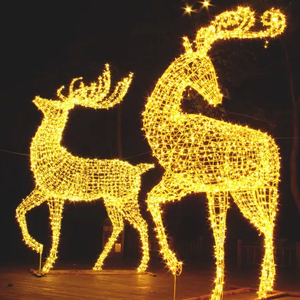 Noël LED Lune Motif Lumières Vacances Éclairage Décoratif <span class=keywords><strong>Père</strong></span> Noël Lumières Pour La Décoration Du Nouvel An - Product Image 2